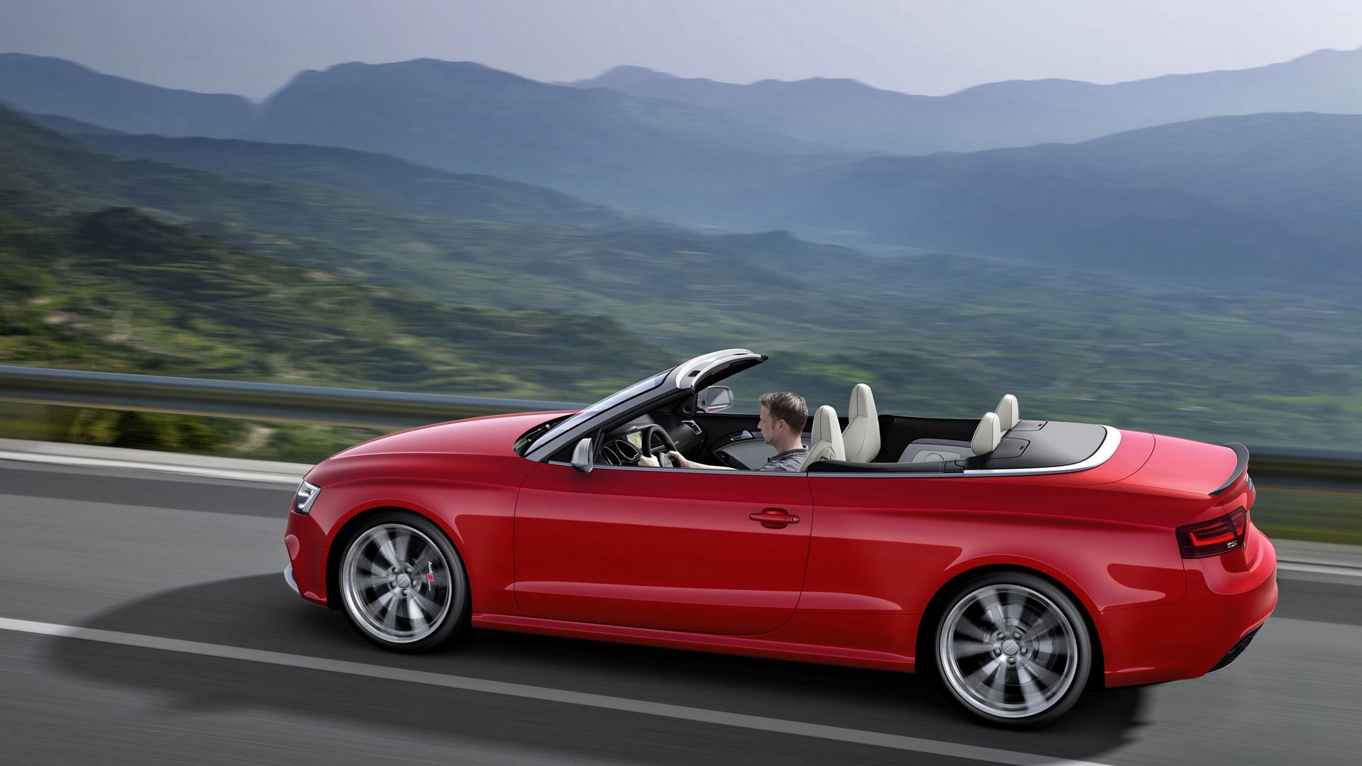 audi rs 5 coupe convertible landscape