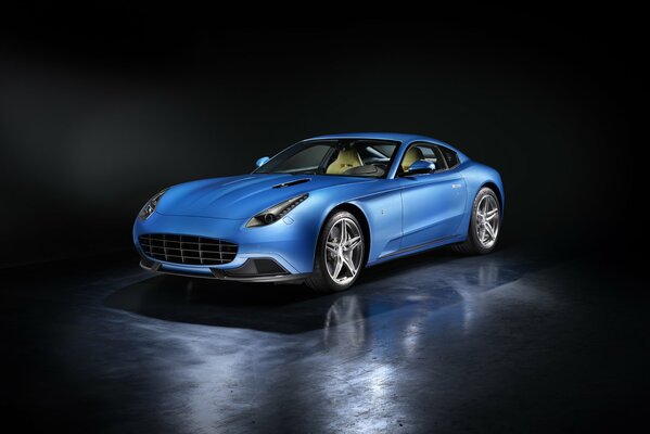 Foto blaue carrozzeria ferrari