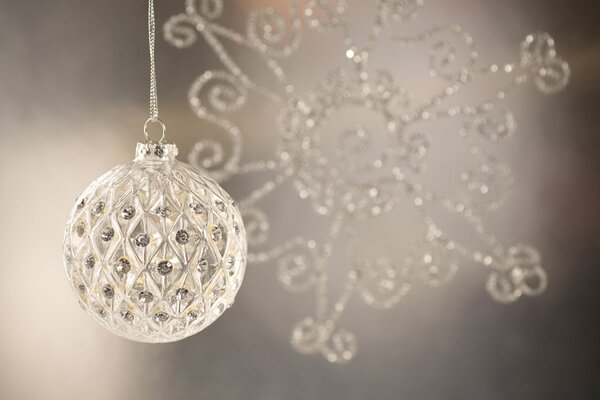 Décorations de Noël sous la forme d une étoile et d une boule transparente