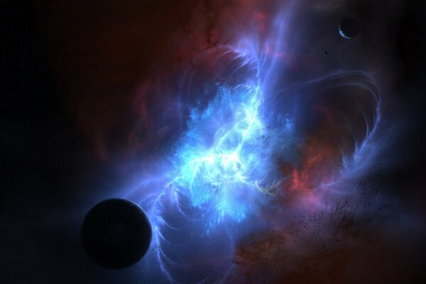Bilder von kosmischen Phänomenen im Universum