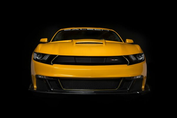 Coche amarillo Saleen 2015