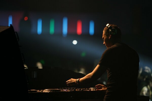 DJ Tiesto at the nightclub