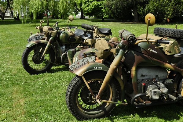 Военные мотоциклы времён второй мировой войны
