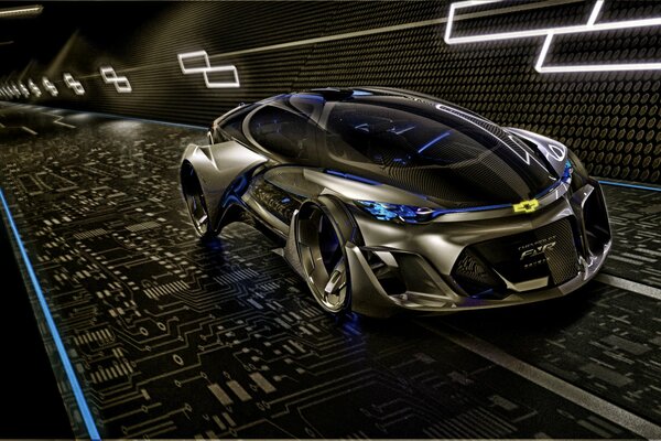 Concept de Chevrolet rapide sur une photo