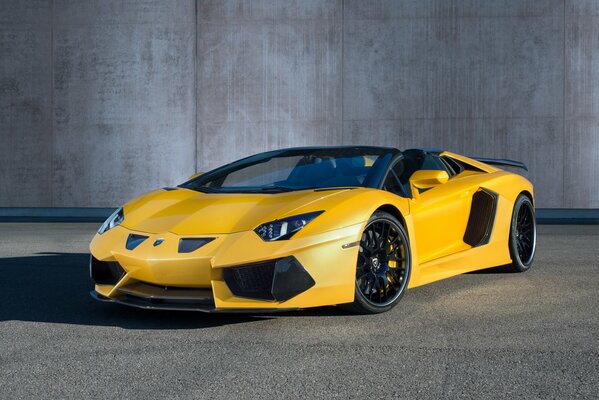 Lamborghini Aventador amarillo