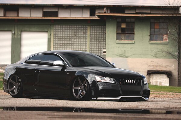 Tinted understated black Audi