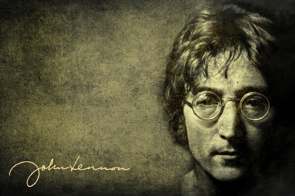 Porträt des legendären John Lennon