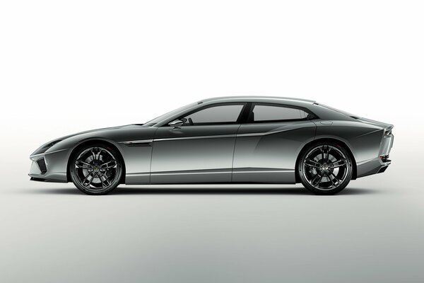 Macchina di marca Lamborghini grigio prototipo