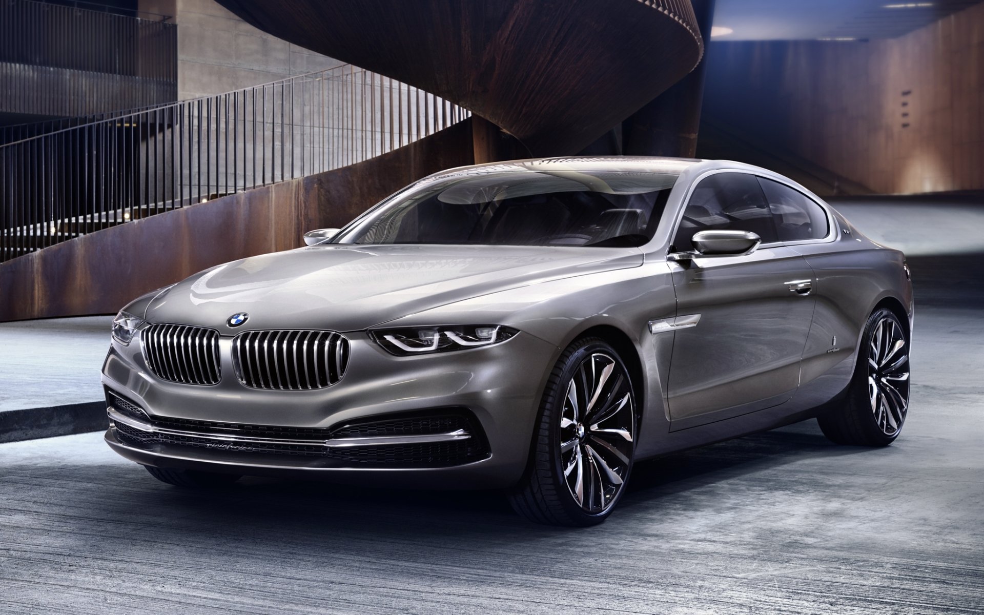 bmw gran lusso coupé bmw gran lazo concept anteriore scala sfondo