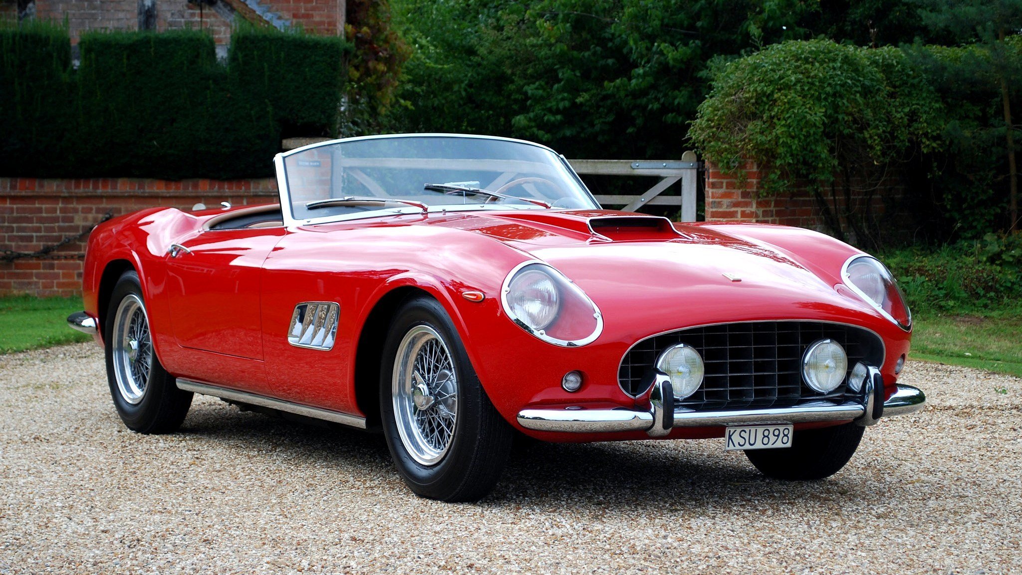 car wallpaper red ferrari 250gt lwb california spyder 1957-1960 for desktop wallpaper red retro ferrari 250gt lvb spider beautiful car