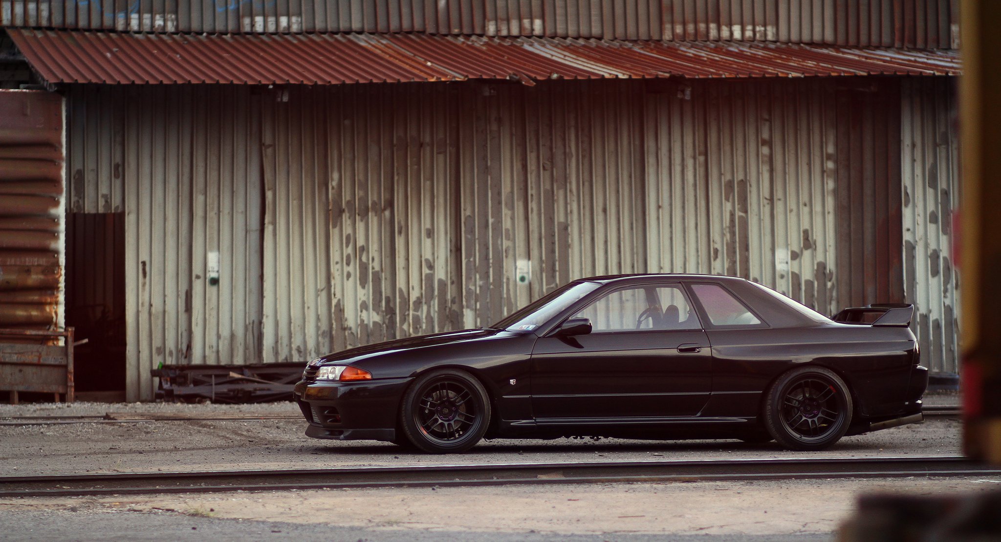 nissan skyline gt-r r32 nero messa a punto nissan skyline profilo