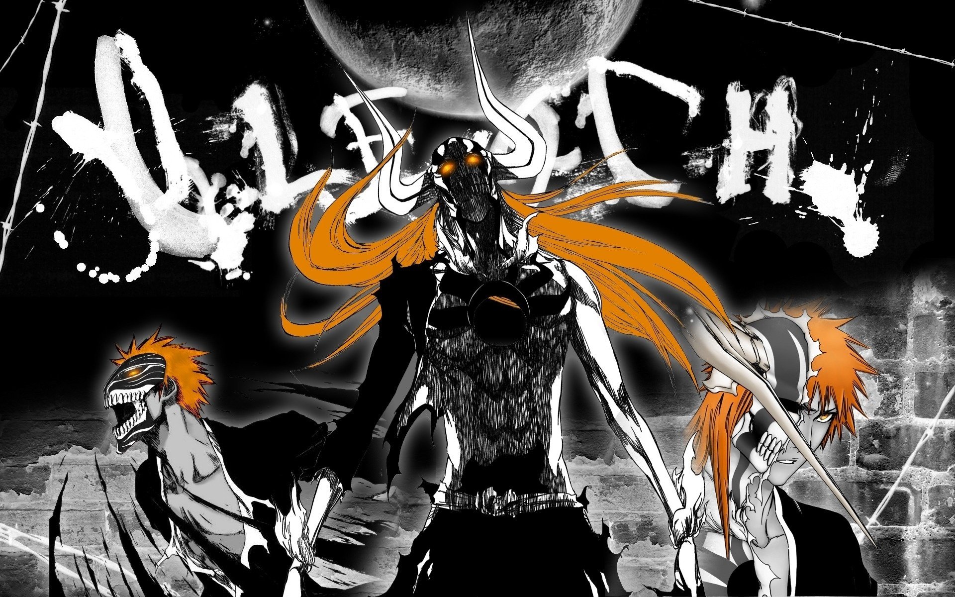 anime forme de vide bleach dessins monstres