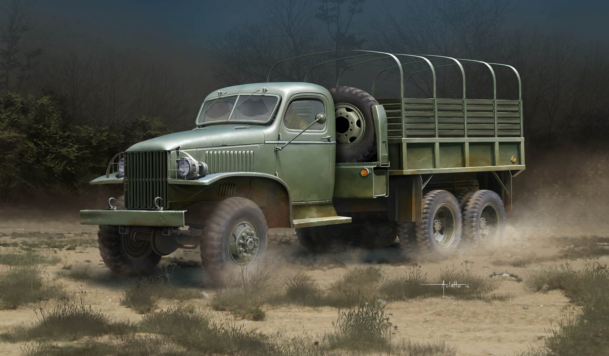 art camion états-unis gmc cckw-352