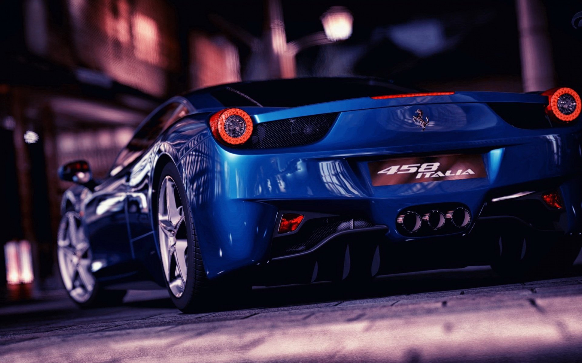 ferrari f458 italia blu