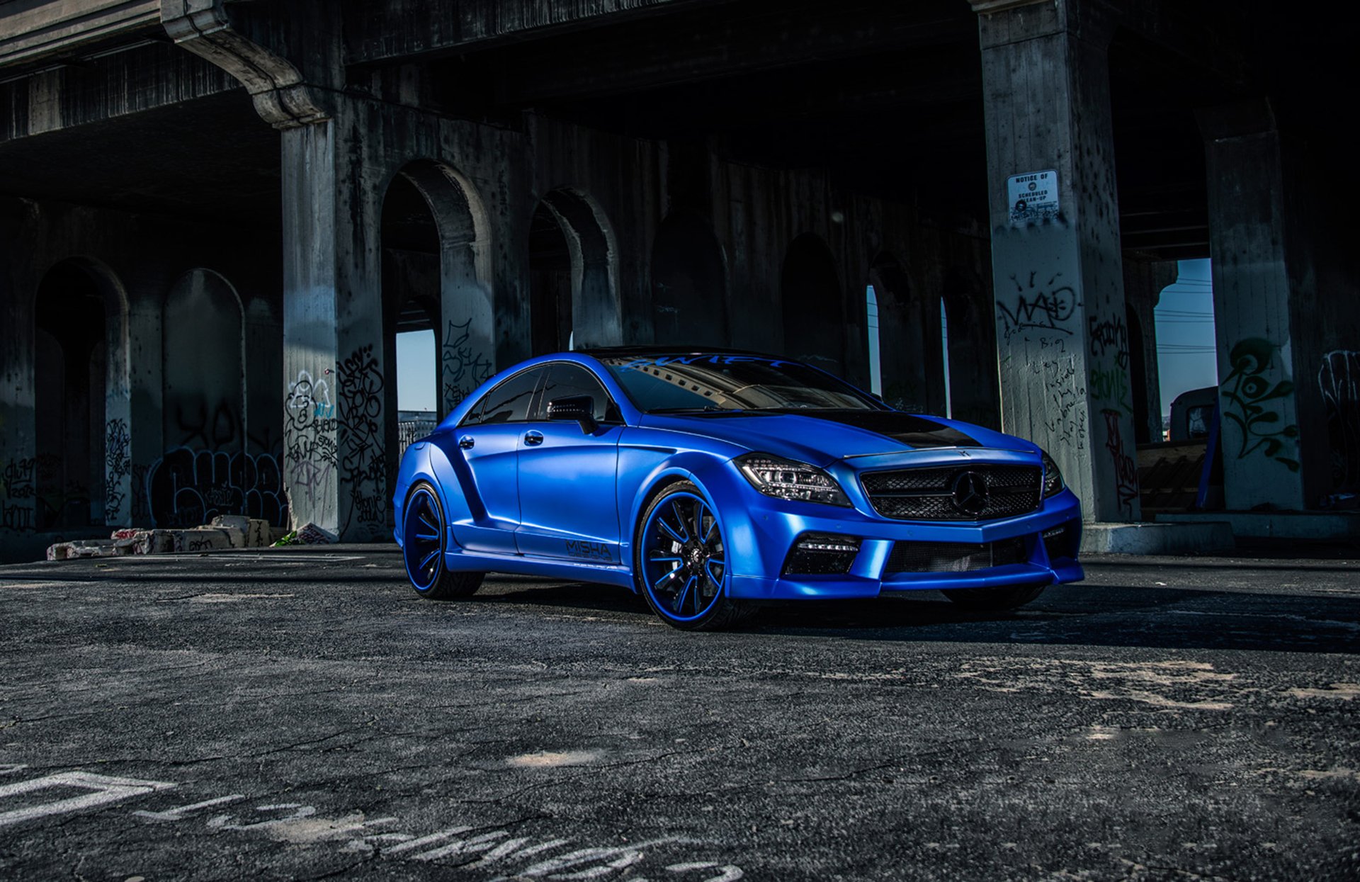 mercedes benz cls550 lado azul