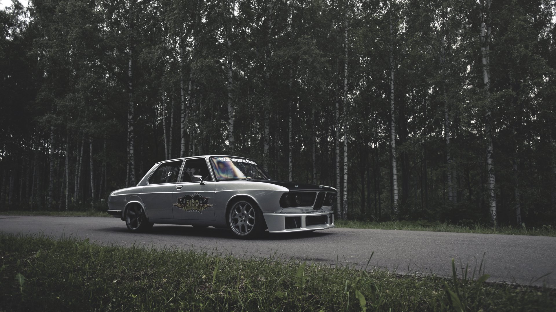 bmw drewno drift bmw las