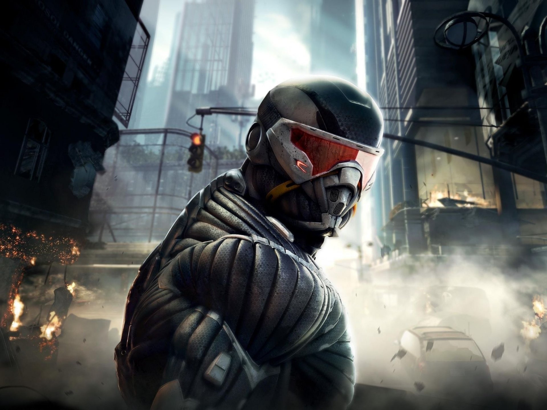 the game fighter in crysis 2 game drawings anime