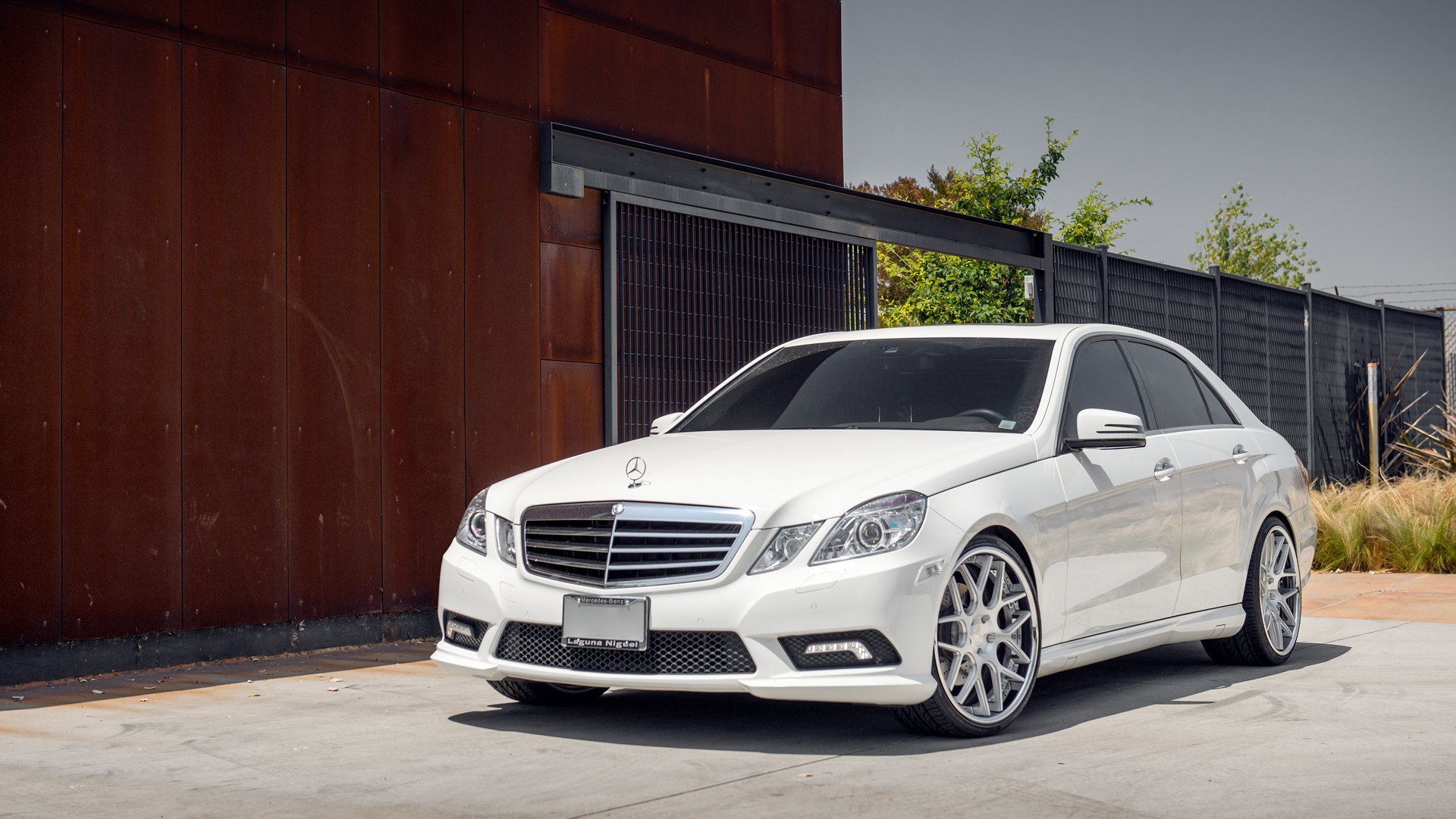 mercedes clase e e550 blanco mercedes frente