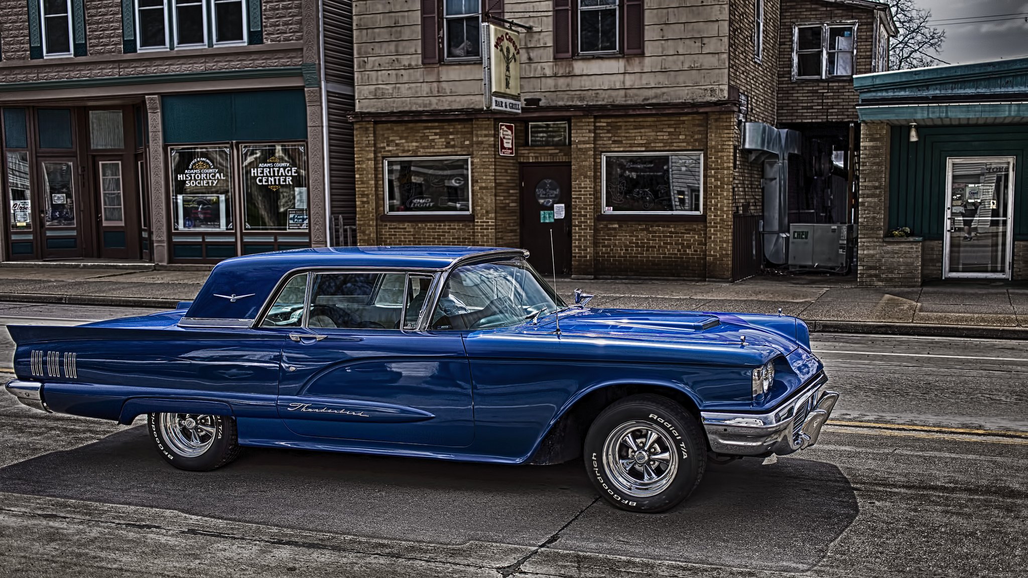 ford thunderbird 1959 tandebed azul hdr