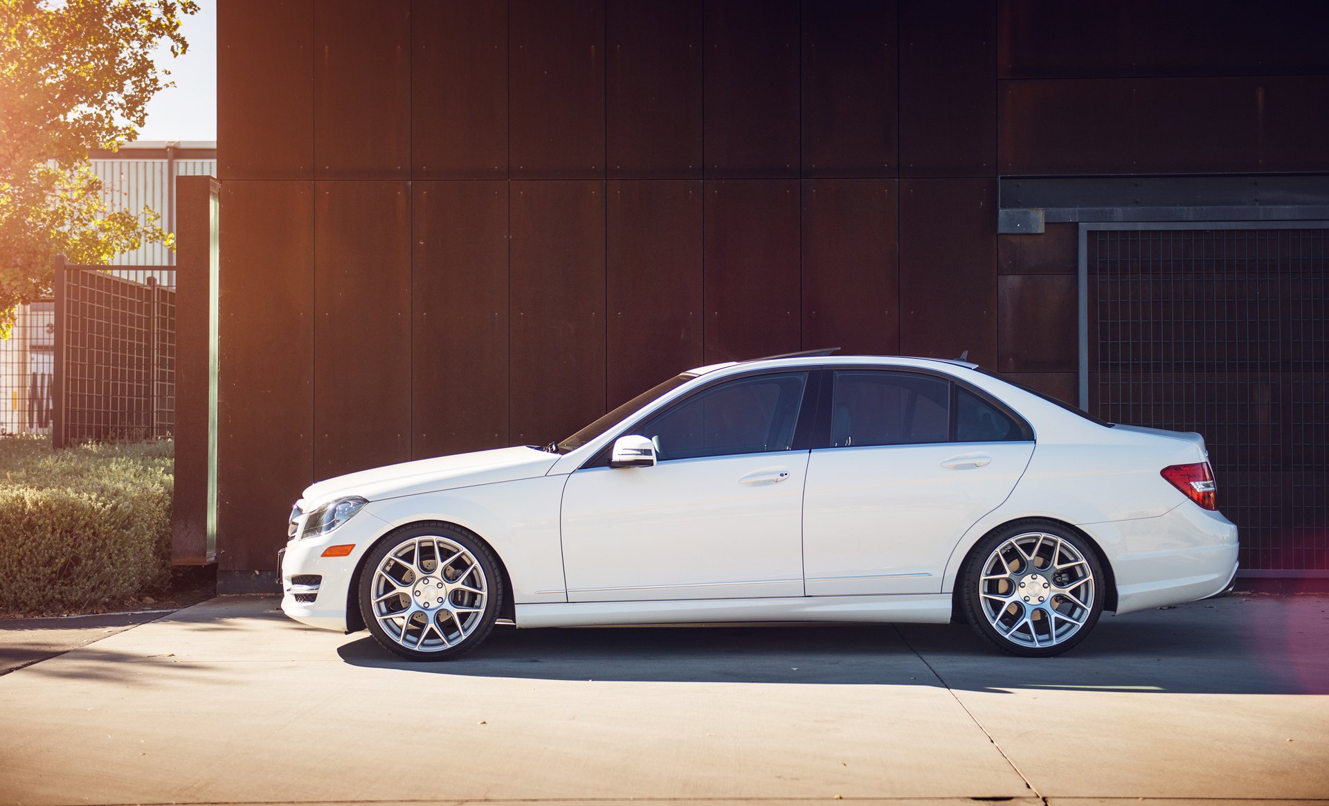 mercedes benz c250 blanco mercedes clase c perfil