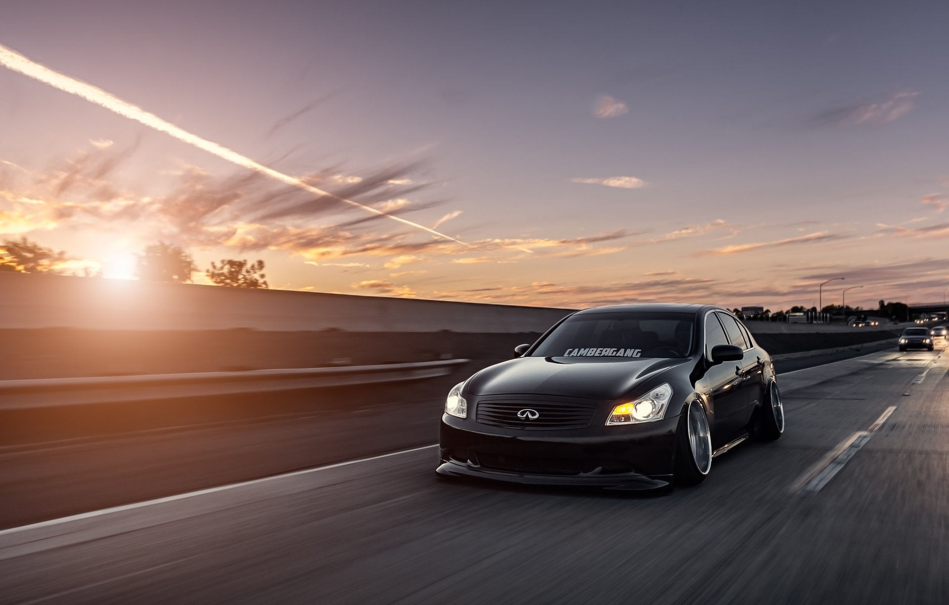 infiniti g37 tuning vossen schwarz position infiniti straße