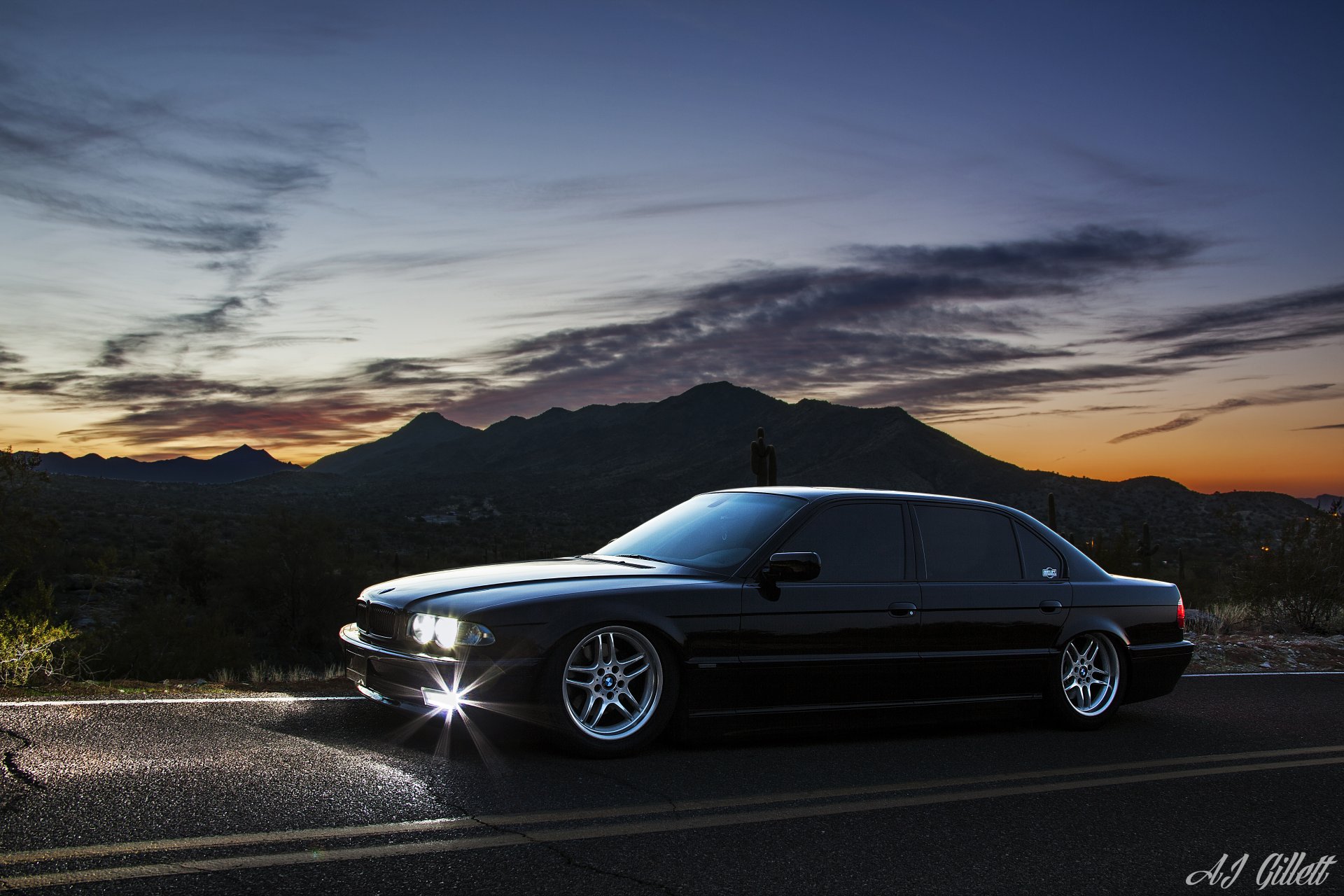 bmw e38 bimmer black boomer night