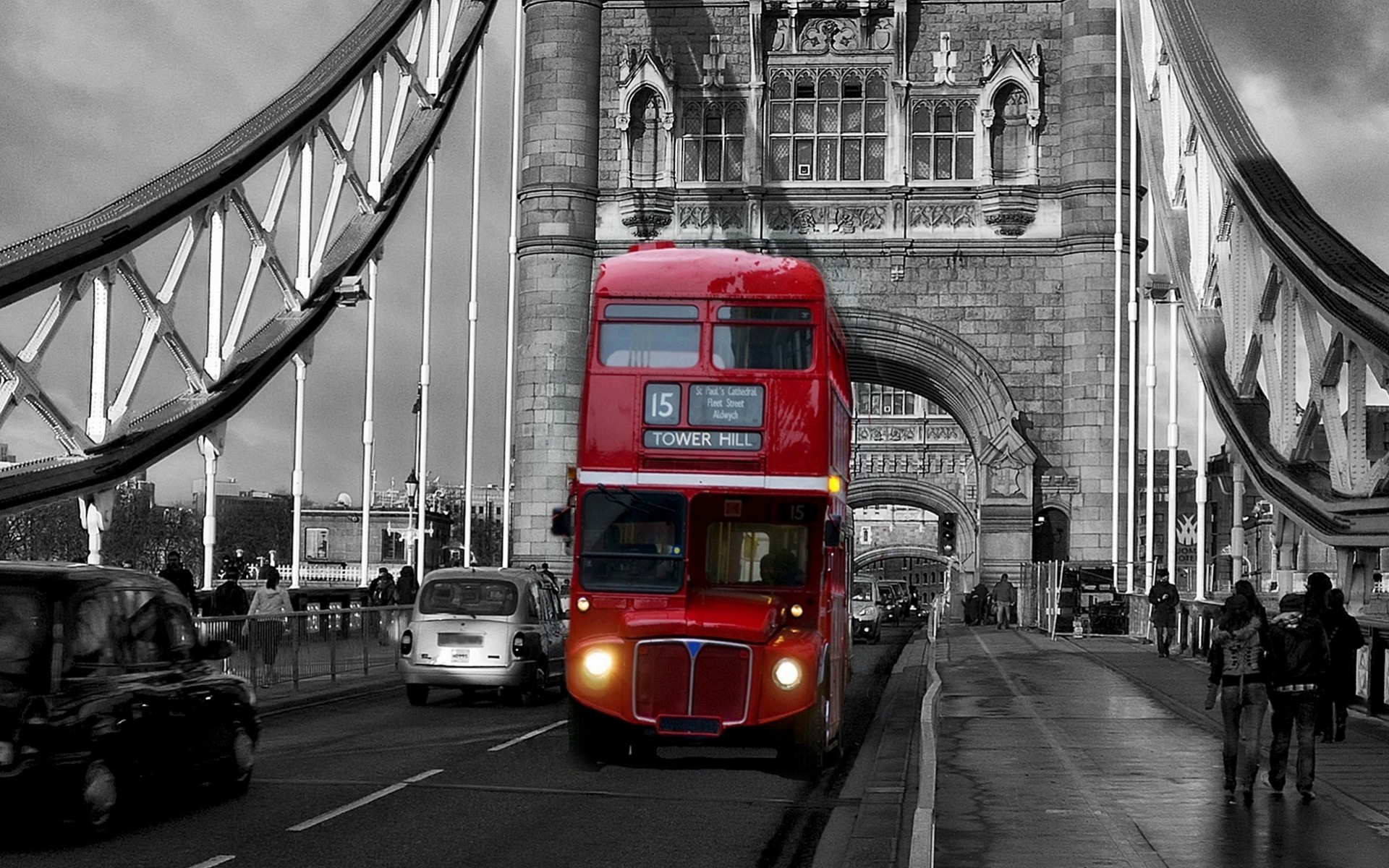 brücke rot jahrgang bus