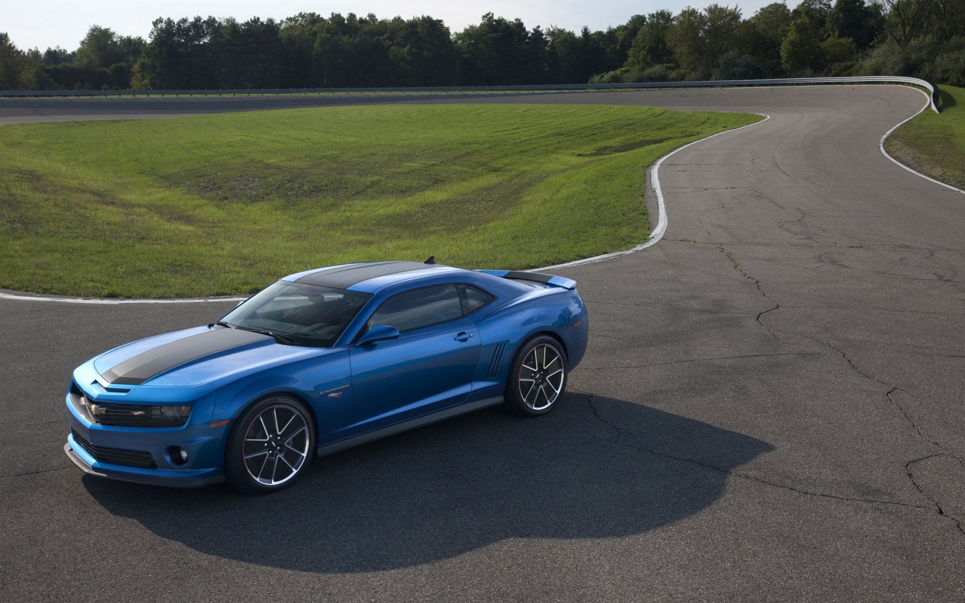 chevrolet camaro auto shade blue chevrolet asphalt front