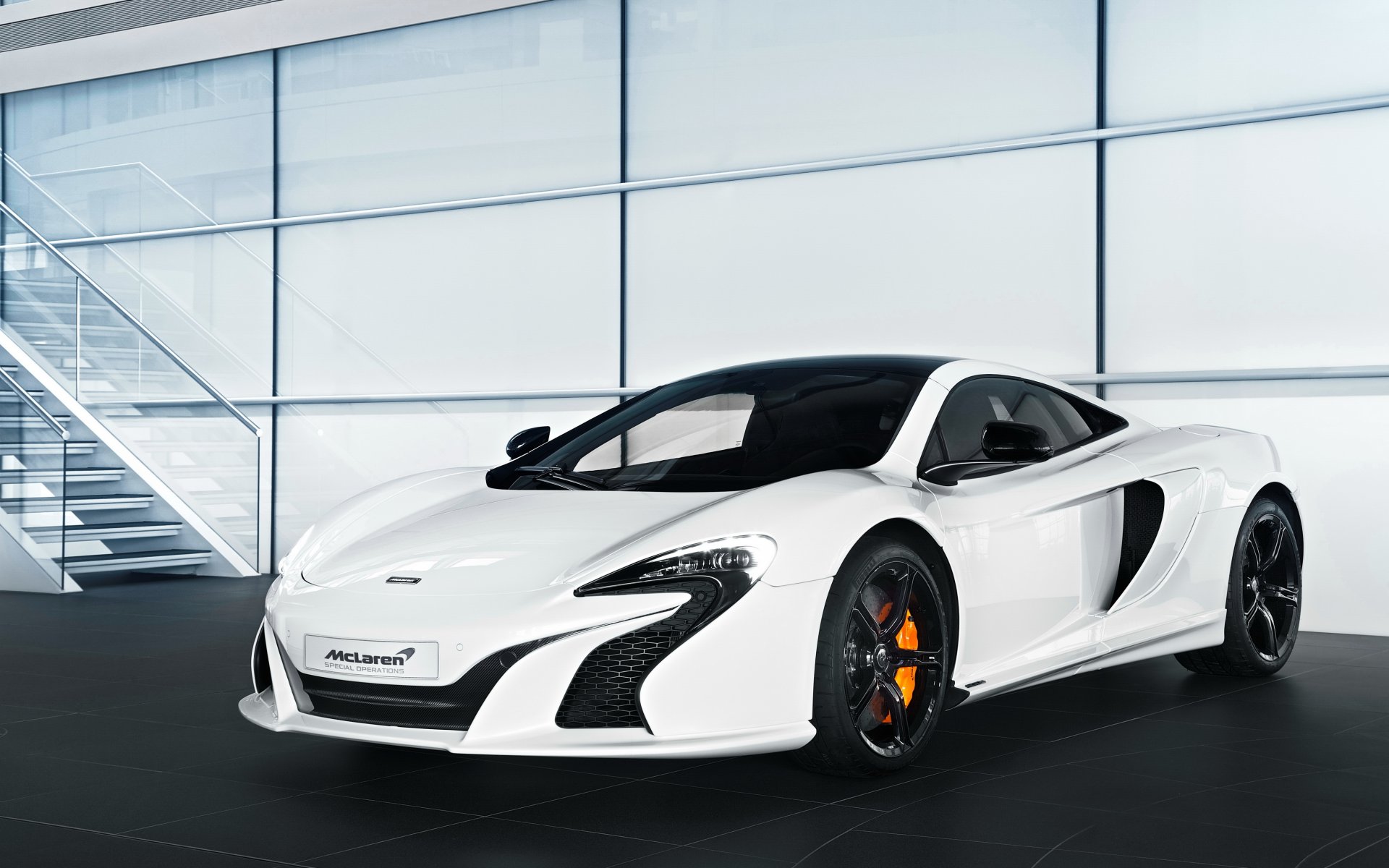 mclaren 650s supersamochód biały tapeta hq