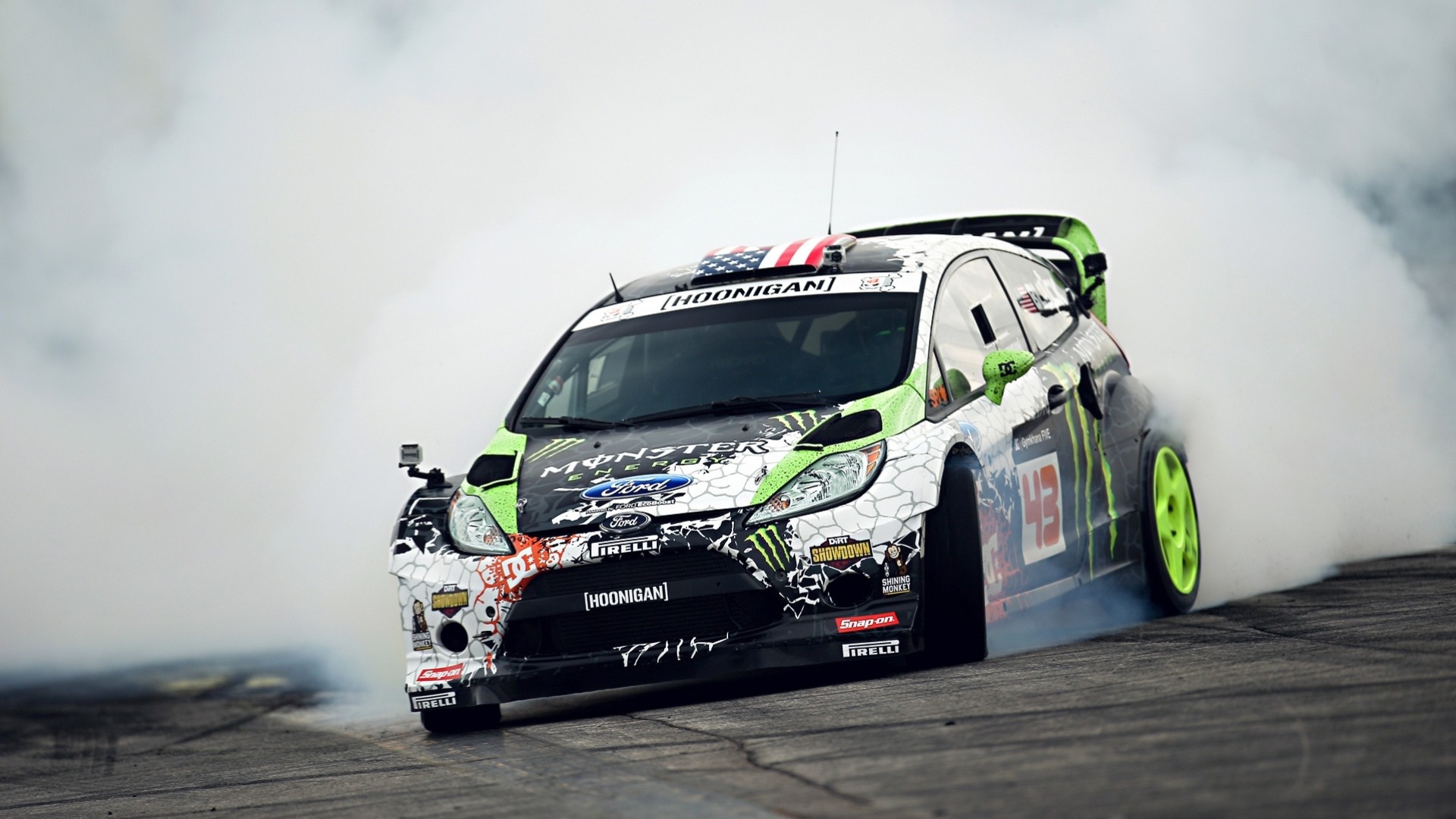 ken block ford drift monster energy rauch fiesta sportwagen tuning