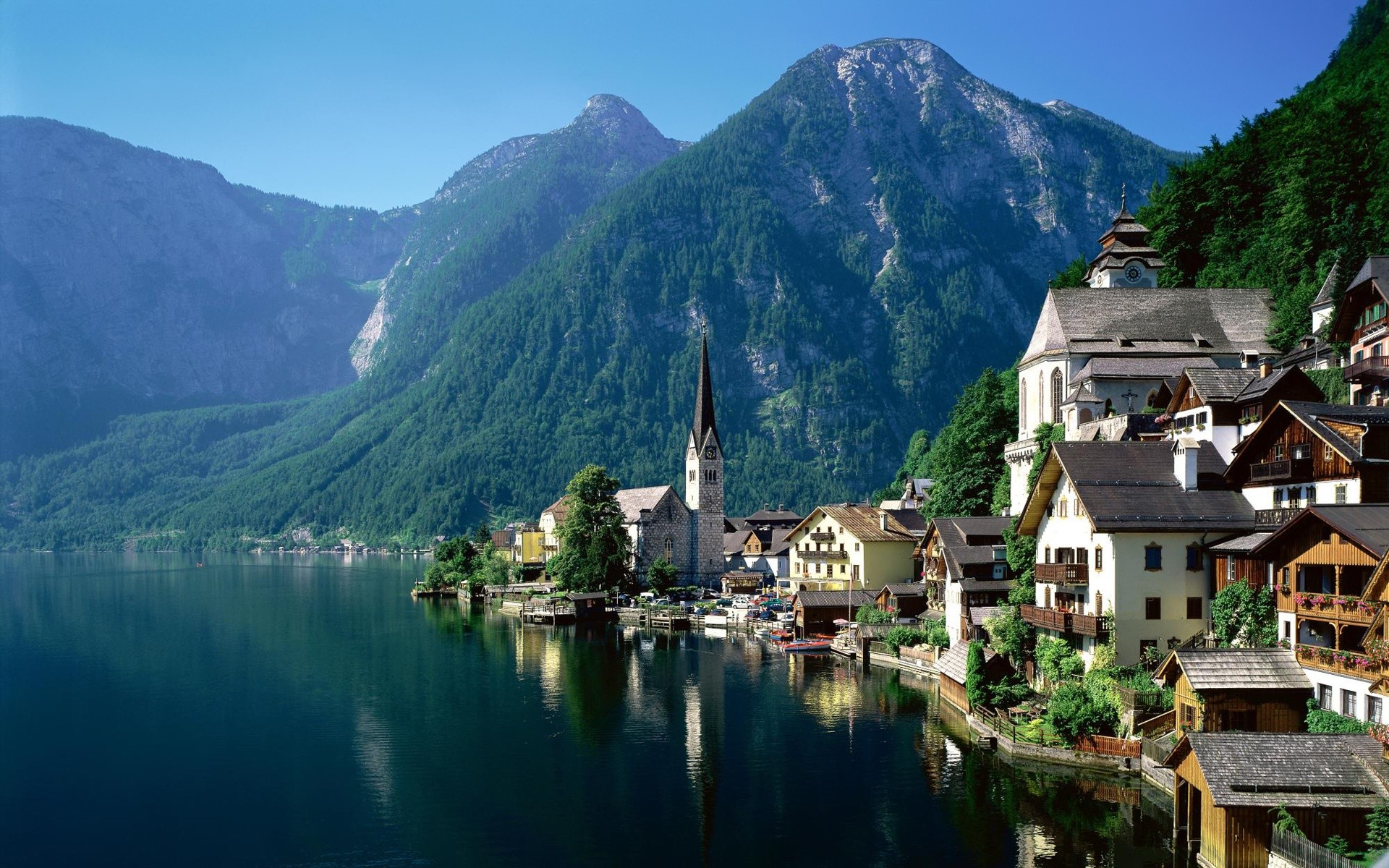 austria hallstatt river