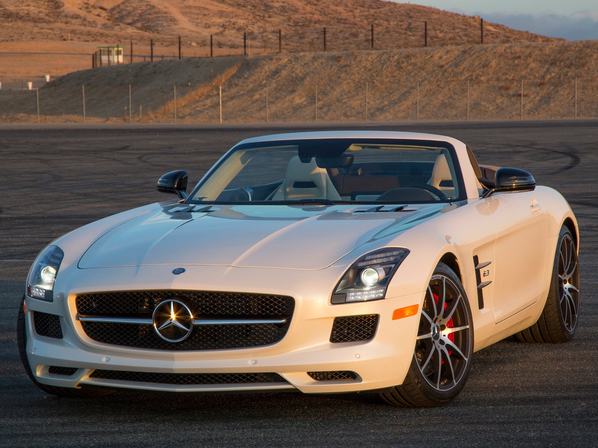 mercedes-benz sls amg gt roadster blanco merce superdeportivo