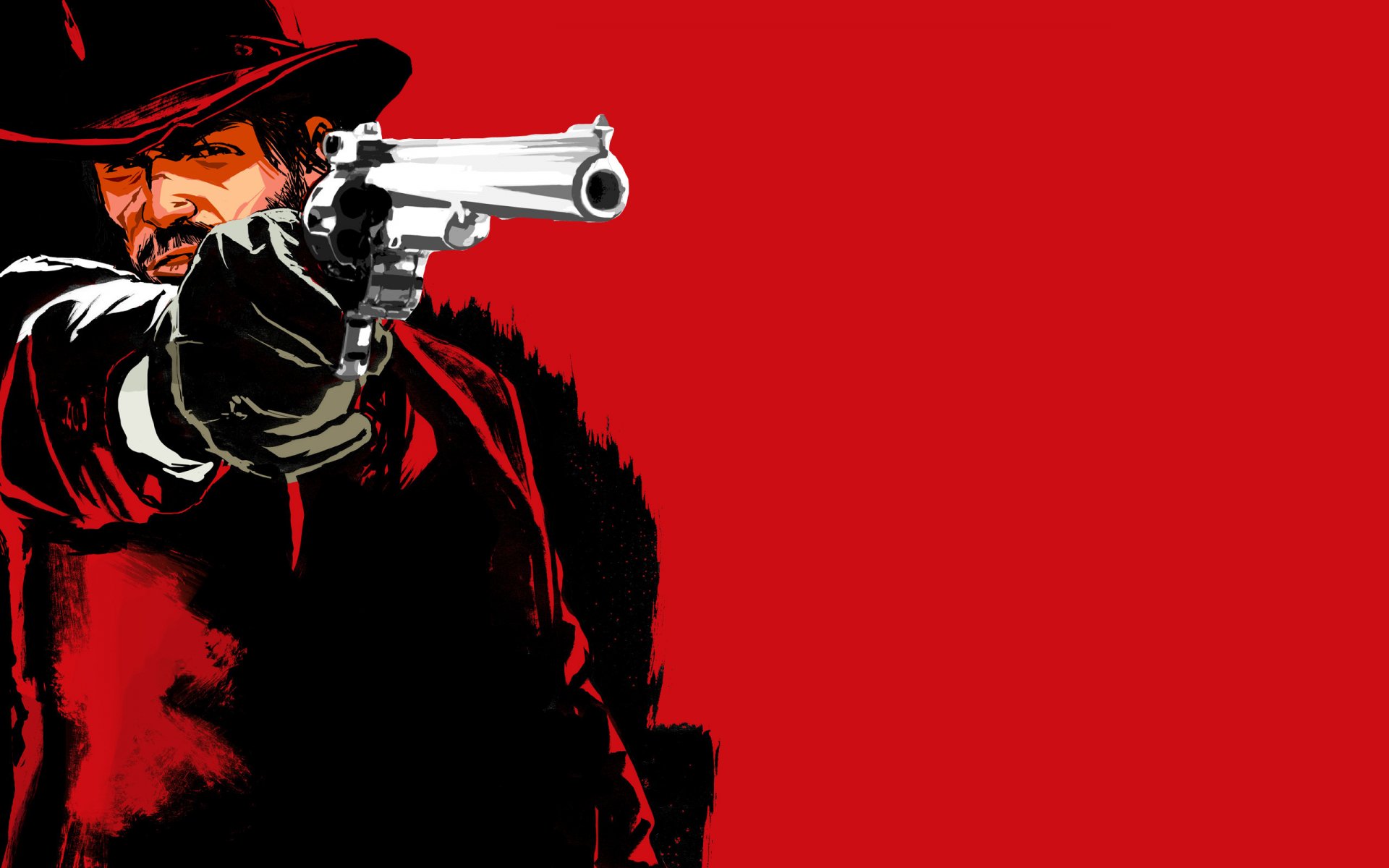 red dead redemption west red drawing pistol shooter revolver cowboy background cannon hat movies movie actors drawings anime