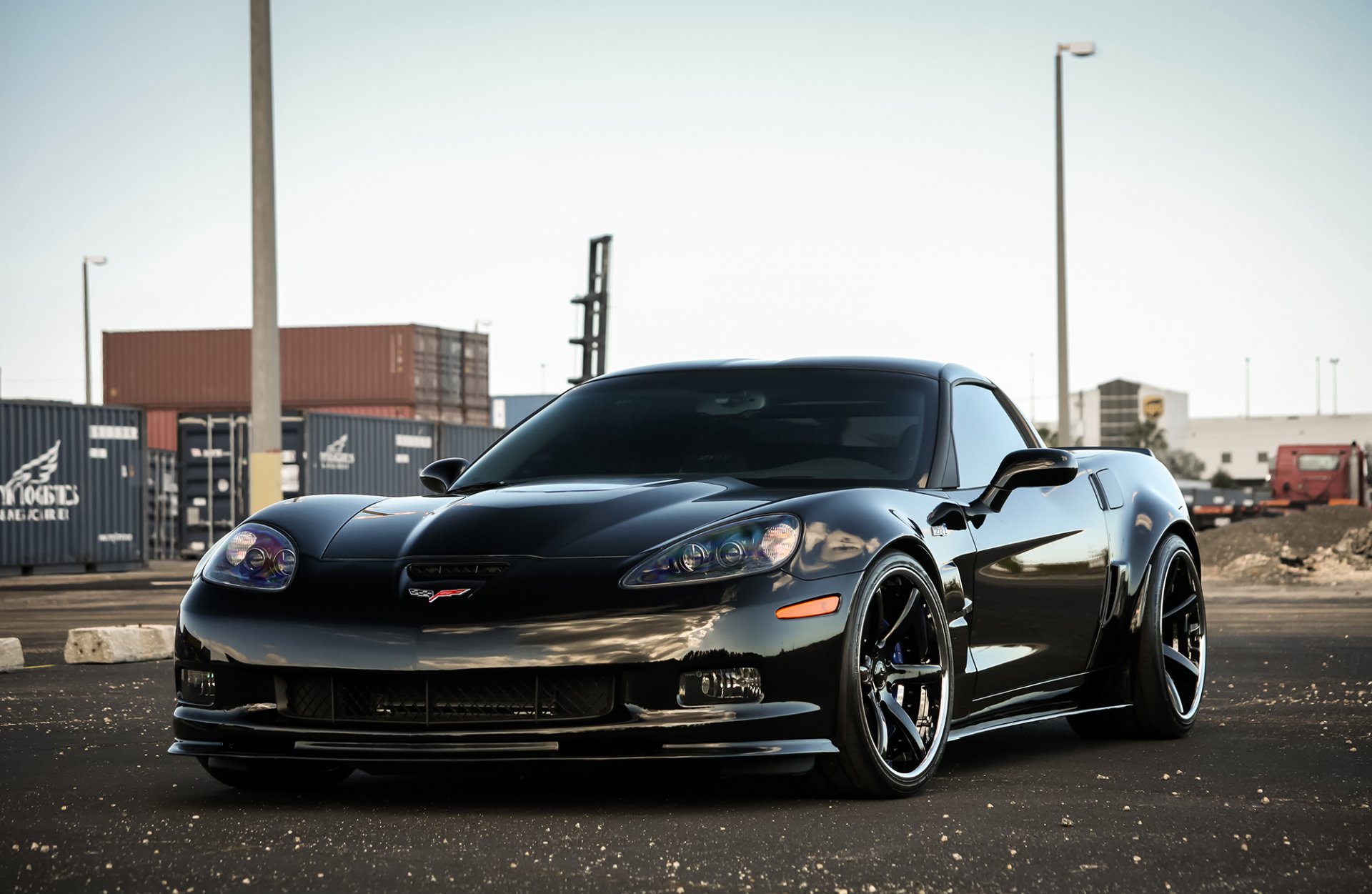 chevrolet corvette zr1 black