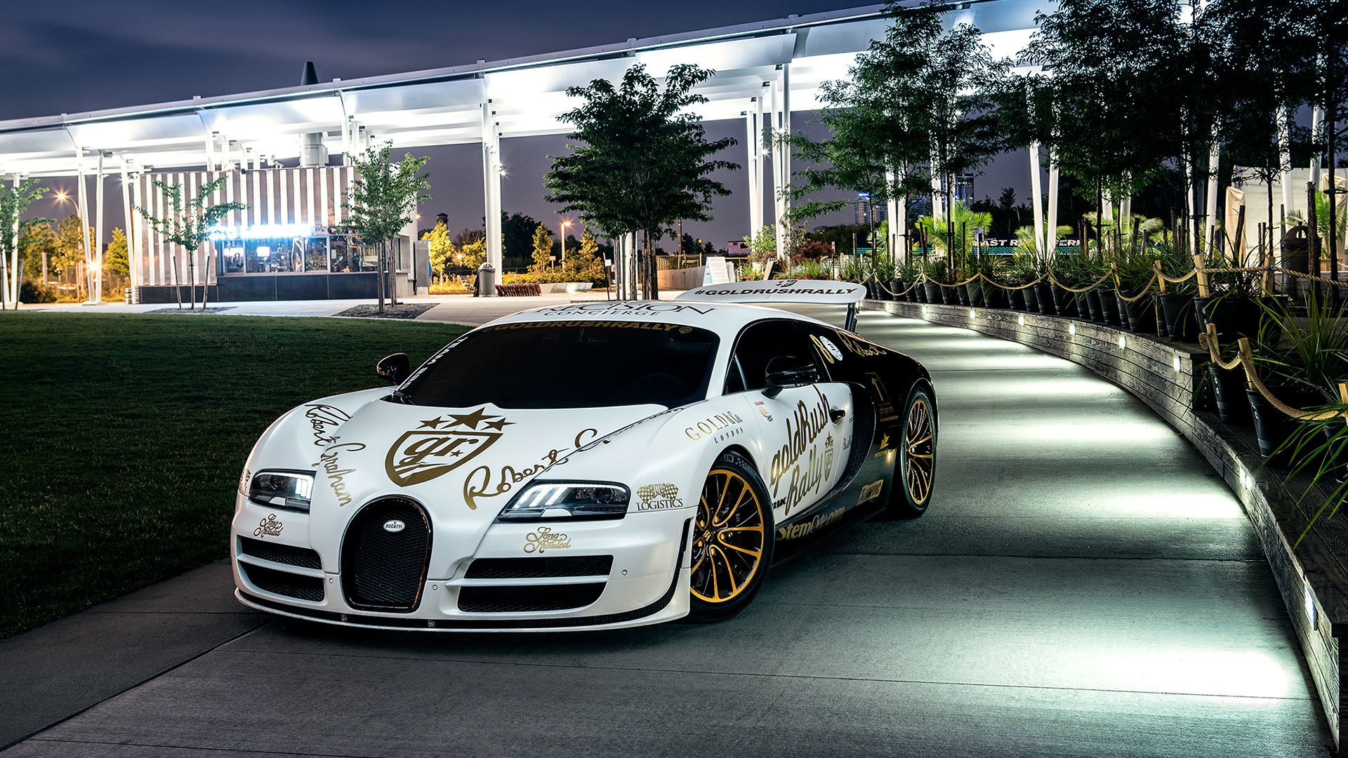 bugatti veyron supersport pur blanc new york anteriore spoiler bianco