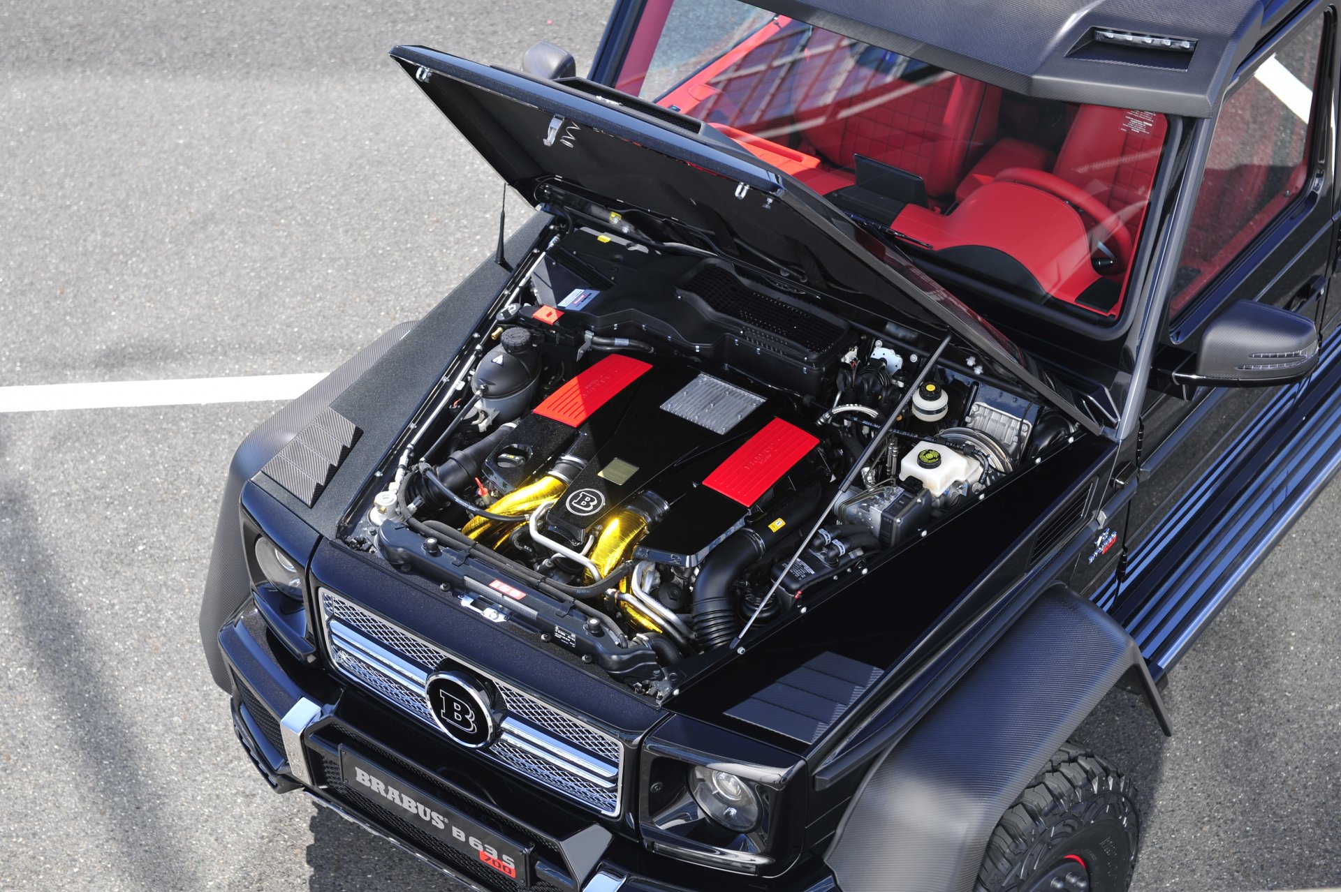 brabus 7006x6 mercedes-benz g63 amg motor