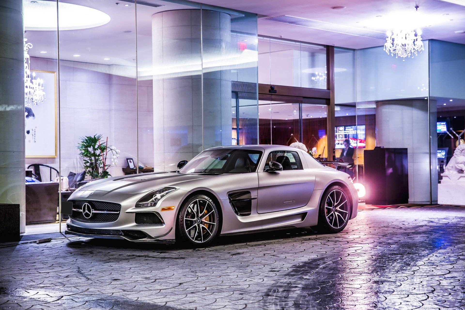 mercedes-benz sls 63 amg black series c197 argent