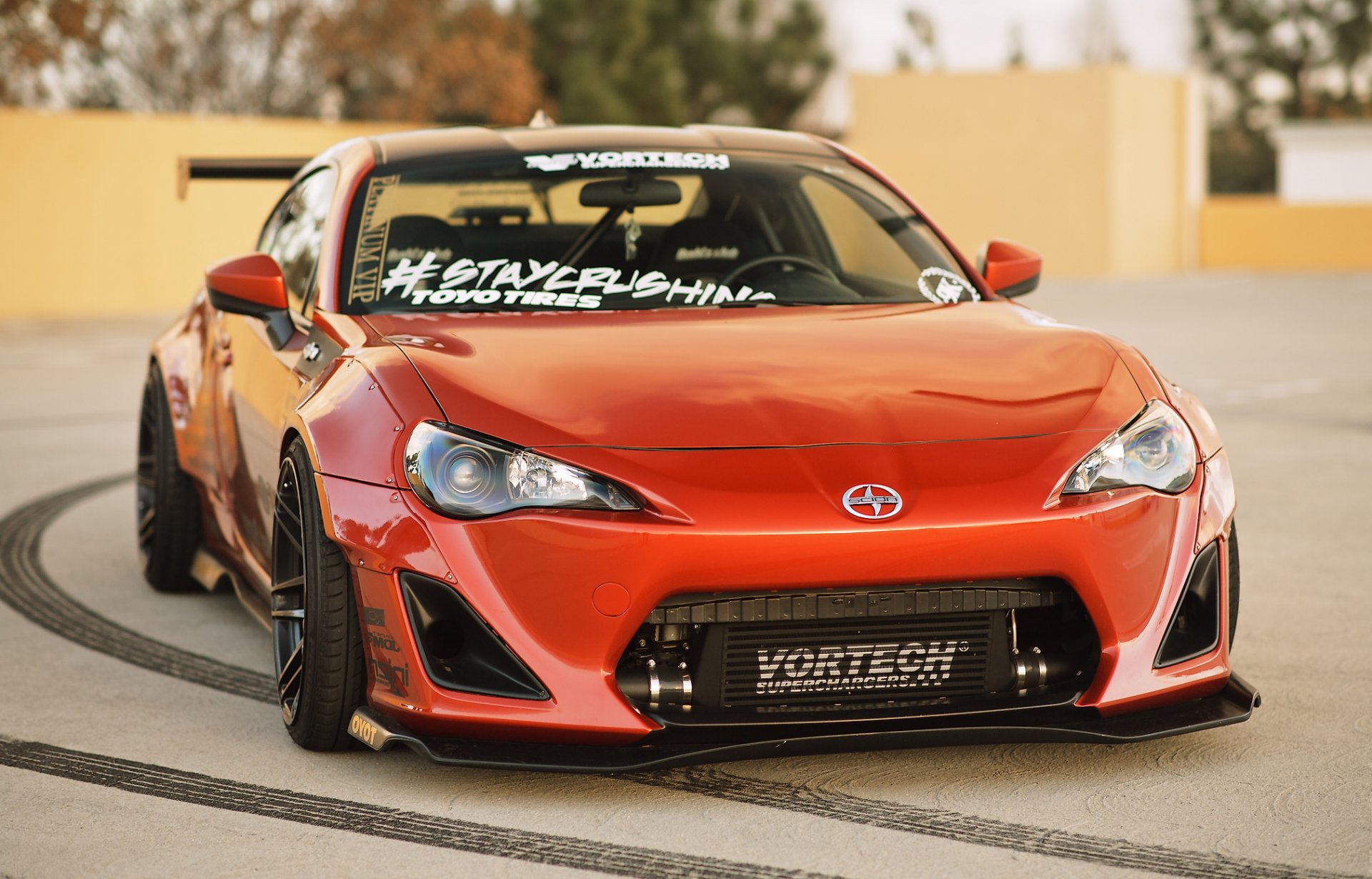 toyota scion fr-s orange tuning vorne scion fr-s vorne