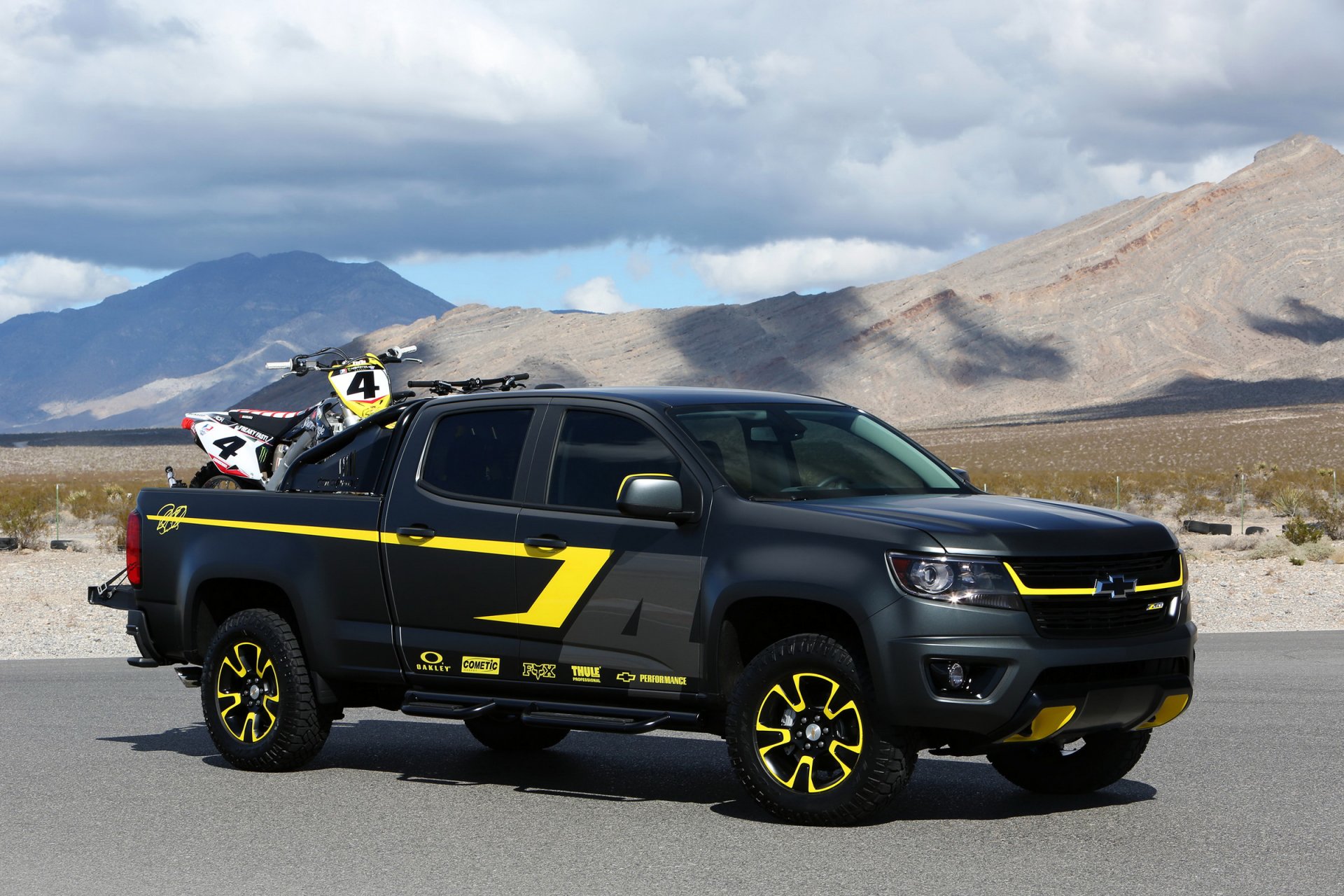 chevrolet tuning 2014 colorado rendimiento negro coche foto