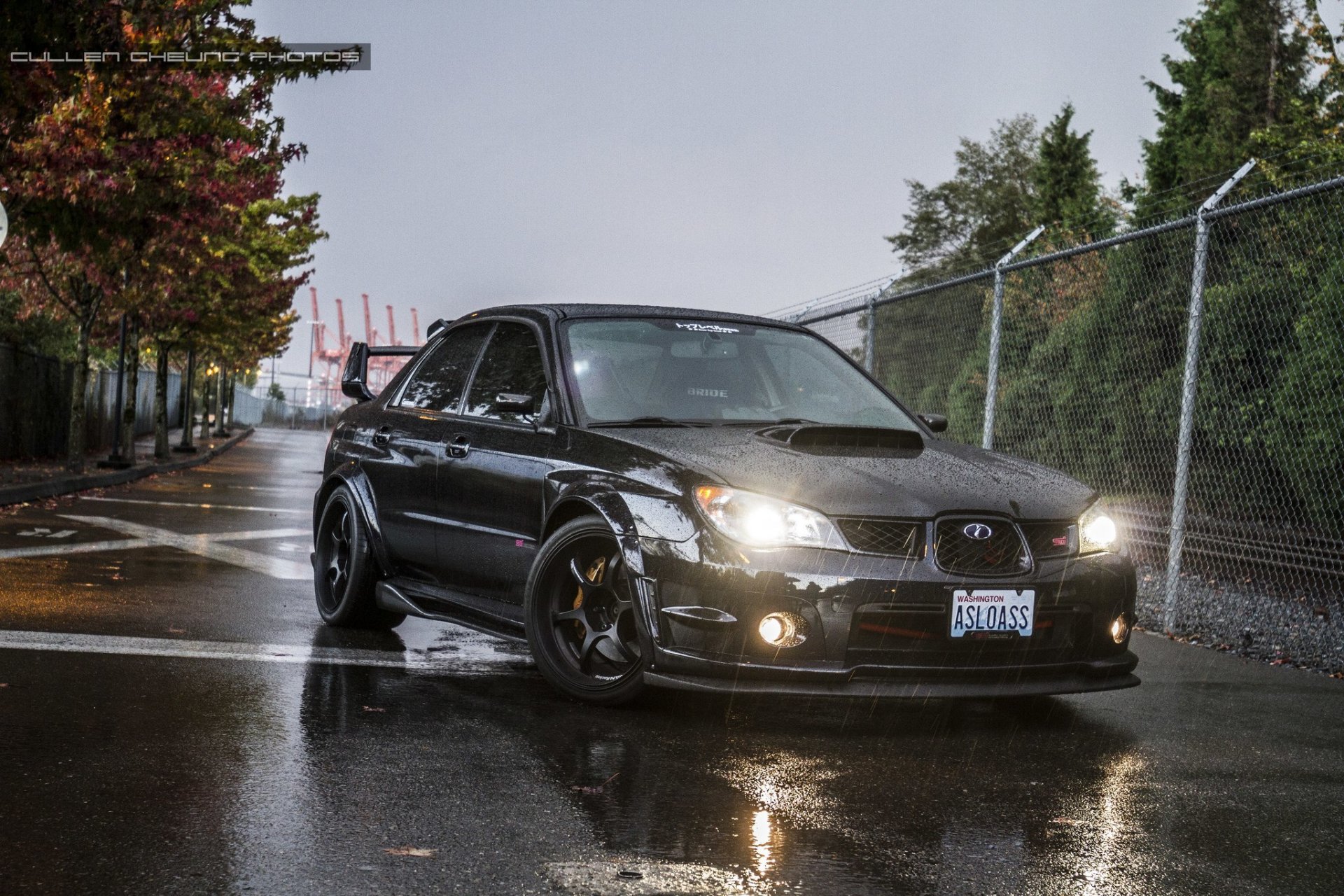 ubaru impreza wrx sti tuning jdm japan turbo schwarz