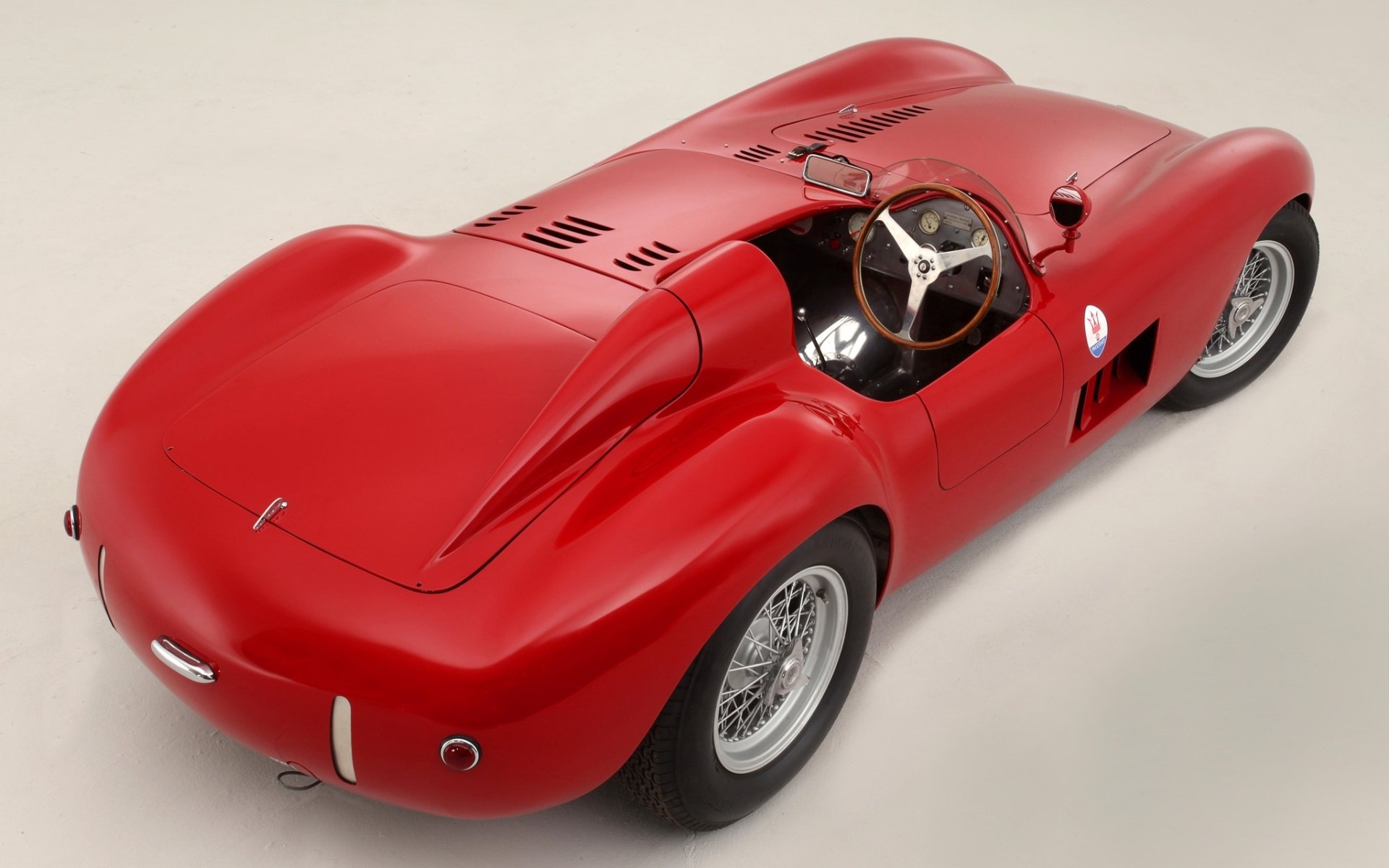 maserati 300s 1956 maserati rückansicht klassisch