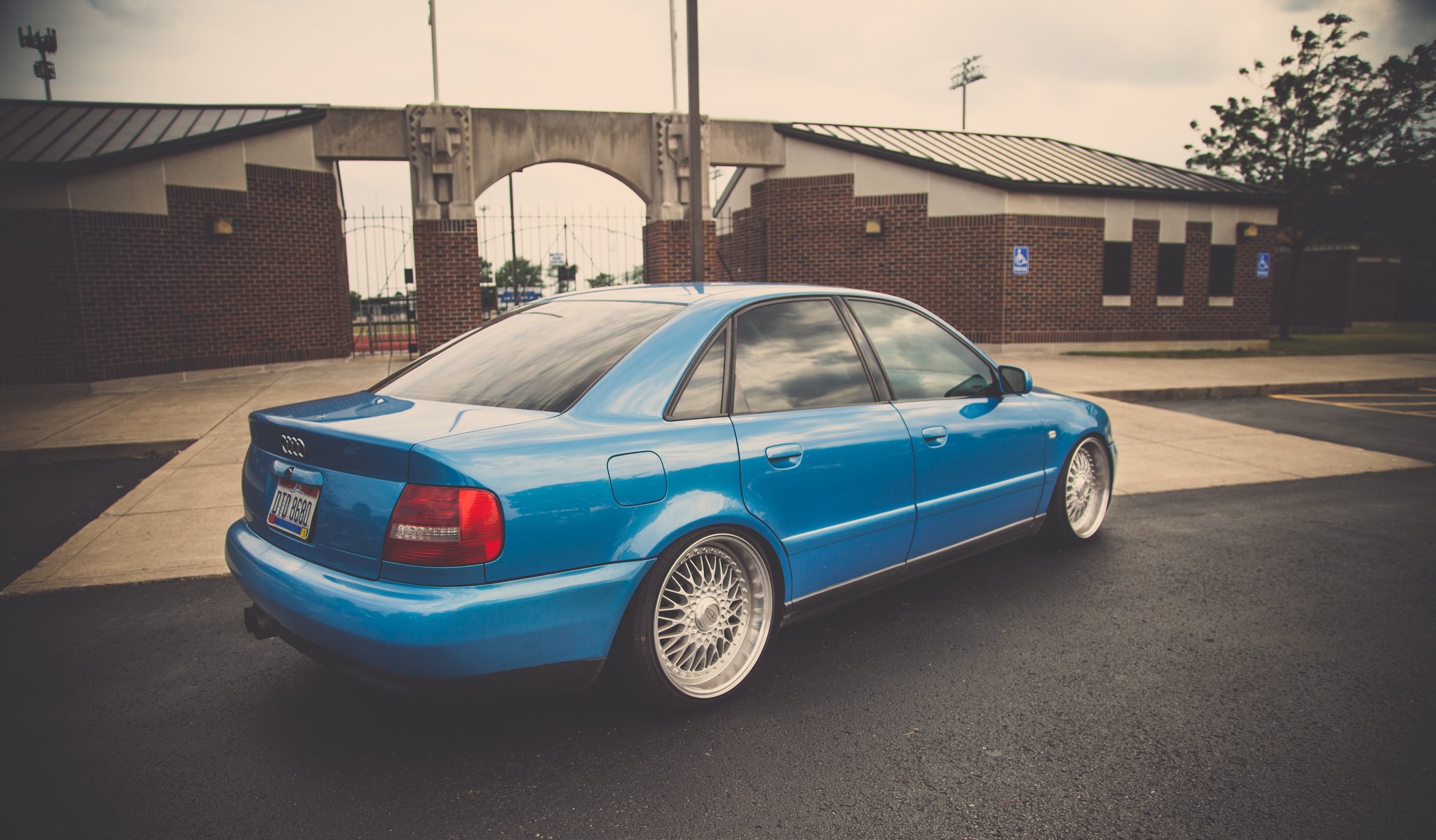 audi a4 blau audi blau