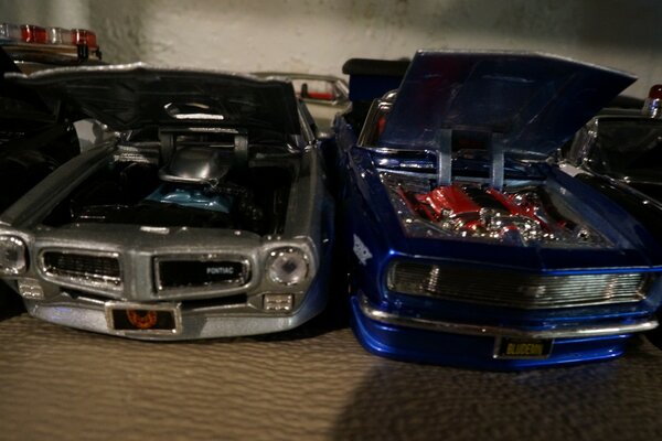 Pontiac Firebird and Shelby Mustang