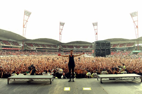 Jared Leto s concert at the stadium