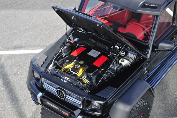 Moteur brabus 700×6 Mercedes-benz