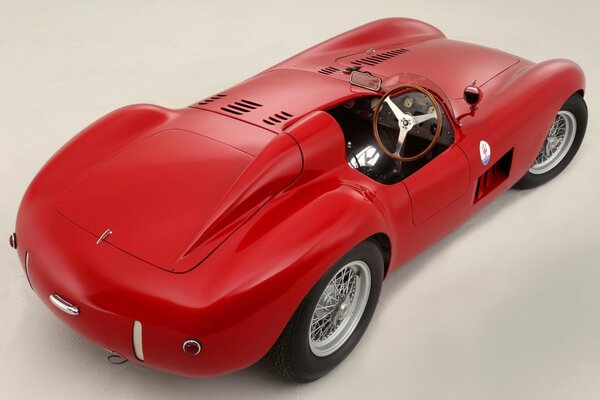 Maserati 300s 1956 vyshka in a red body