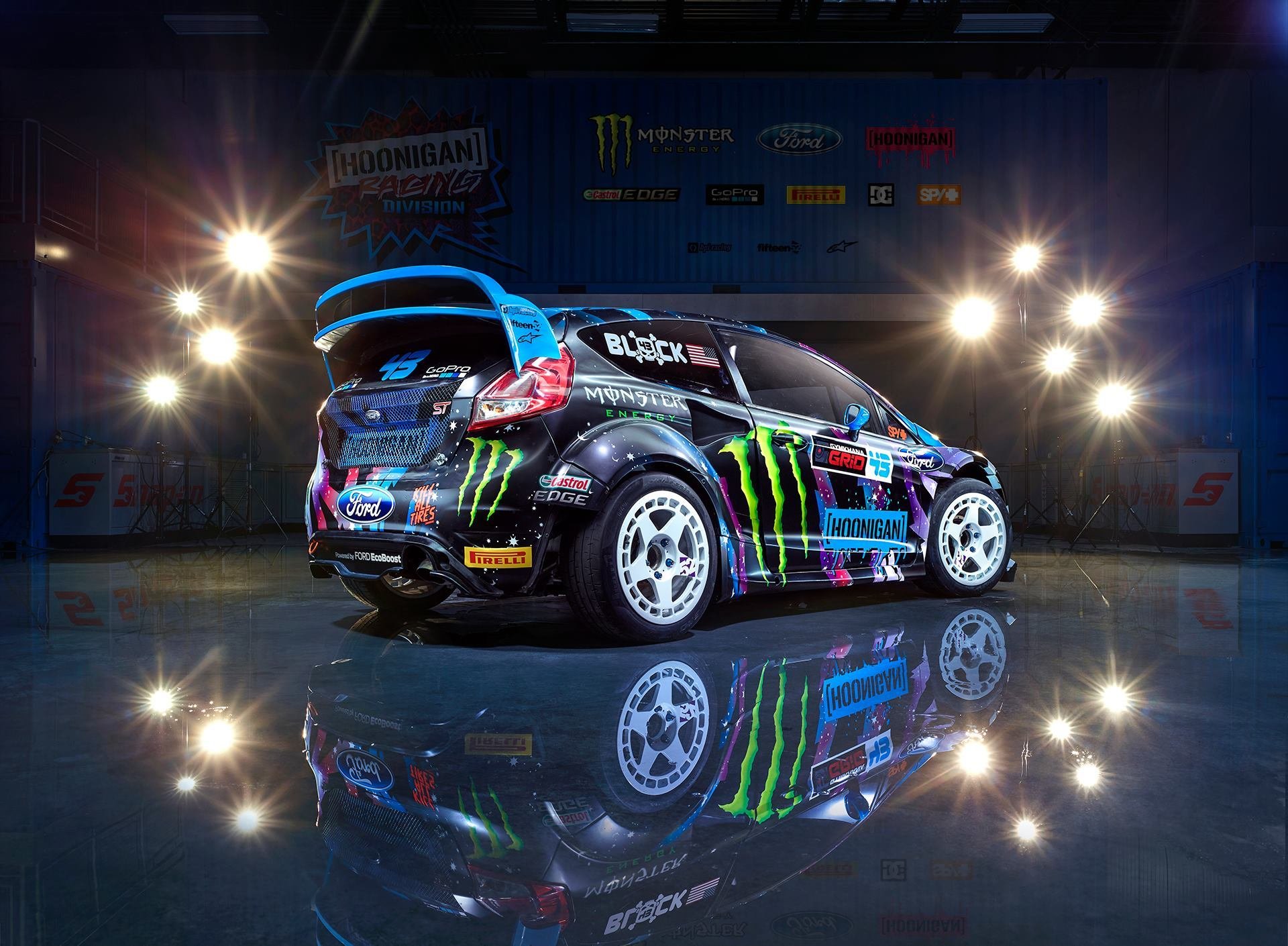 ford fiesta rx43 2015 ken block hoonigan sport podział z tyłu