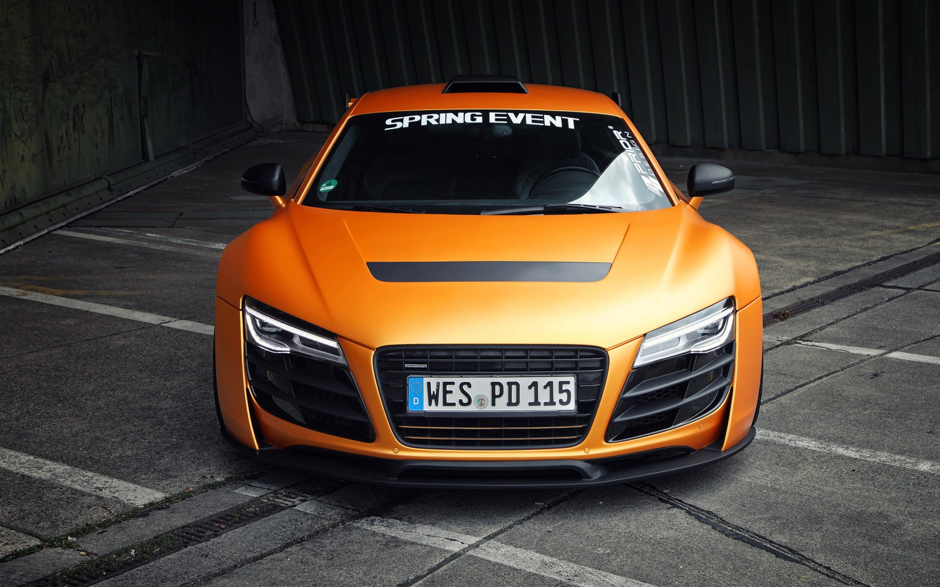 avant-conception audi r8 gt850 avant capot phares audi r8