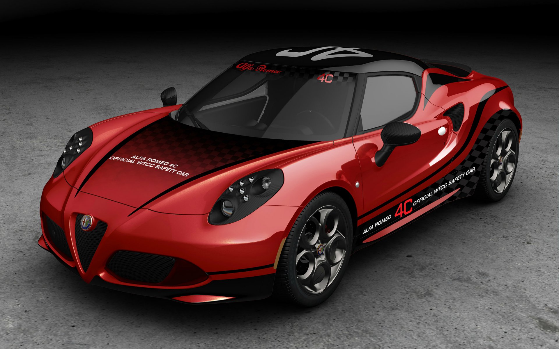 alfa romeo 4c official wtcc car safety design edition