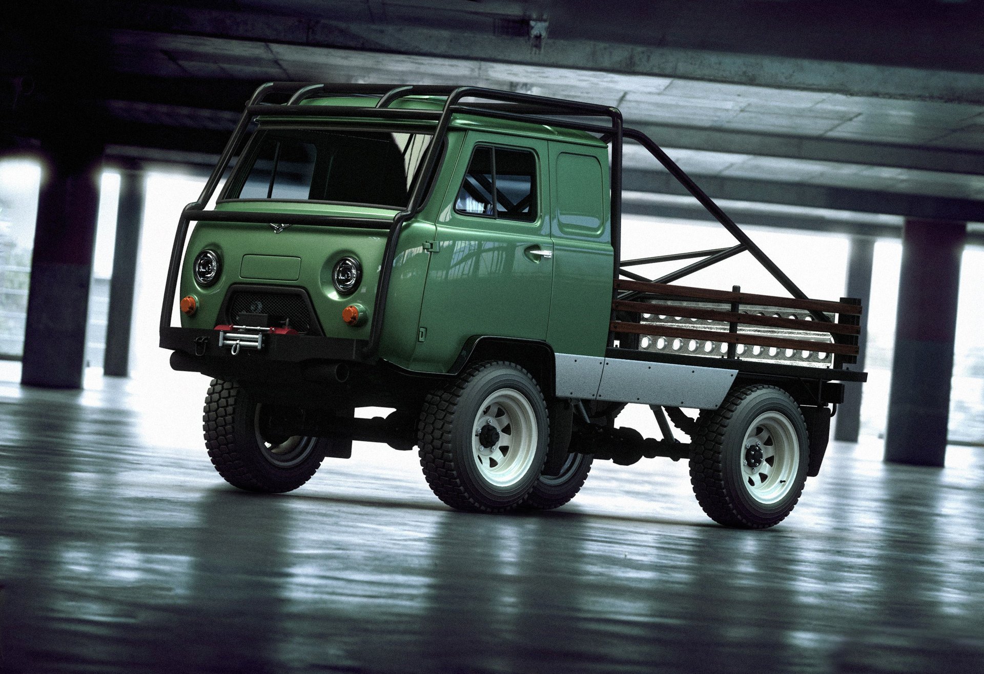 offroad 4x4 loaf uaz constructor auto parking truck hangar trucks transport motor transport